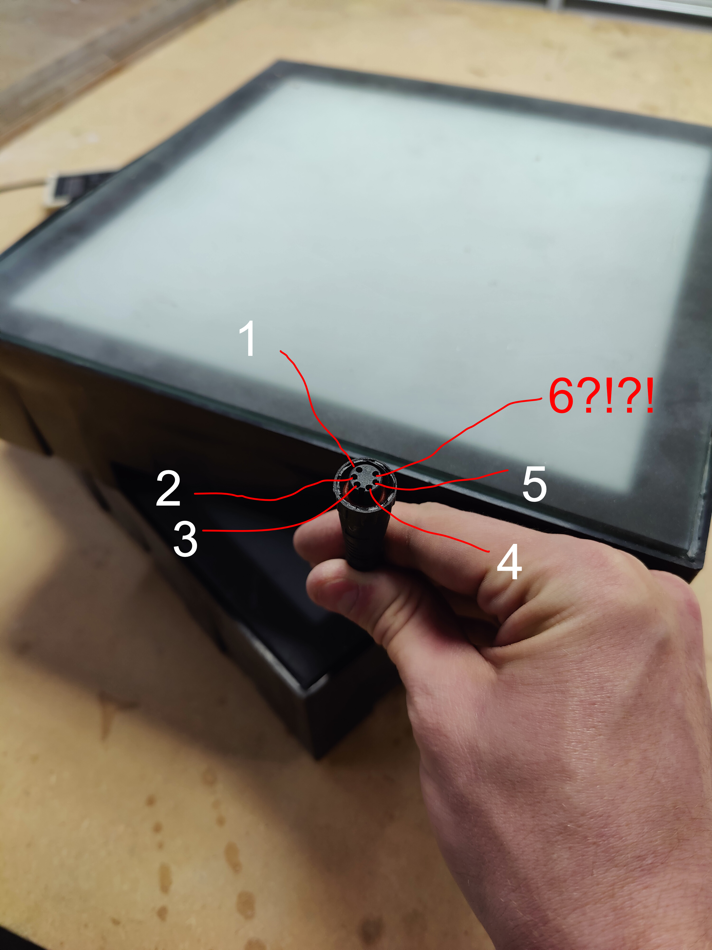 The floor has a dumb plug