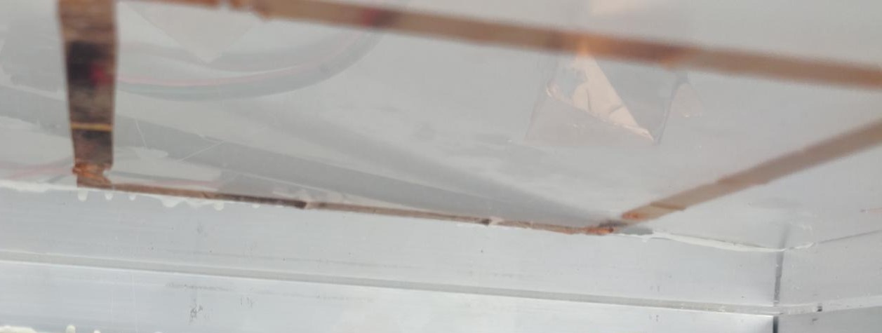 Copper Tape under the tile